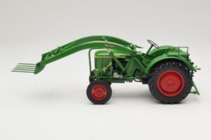 Deutz F2L 514 Tracteur Chargeuse Frontale Vert Minichamps 1:18 109144071 Métal Moulé — image 3 sur 6