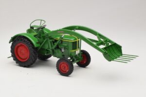 Deutz F2L 514 Tracteur Chargeuse Frontale Vert Minichamps 1:18 109144071 Métal Moulé — image 4 sur 6