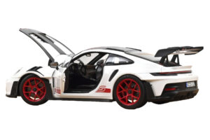 Porsche 911 992 GT3 RS Weissach Package Blanc Pyro Red Norev 1:18 187373 Métal Moulé — image 2 sur 3