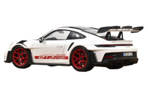Porsche 911 992 GT3 RS Weissach Package Blanc Pyro Red Norev 1:18 187373 Métal Moulé — image 3 sur 3
