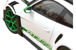 Porsche 911 992 GT3 RS Tribute to Carrera RS Blanc Python Green Norev 1:12 127535 Métal Moulé — image 4 sur 4