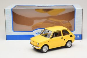 Fiat 126 Jaune MCG 1:18 MCG18667 Métal Moulé — image 2 sur 6