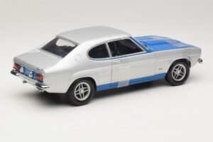 Ford Capri RS2600 Mk1 Silver Blue Minichamps 1:18 150089072 Métal Moulé — image 2 sur 6
