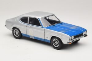 Ford Capri RS2600 Mk1 Silver Blue Minichamps 1:18 150089072 Métal Moulé — image 4 sur 6