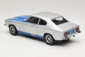 Ford Capri RS2600 Mk1 Silver Blue Minichamps 1:18 150089072 Métal Moulé — image 5 sur 6