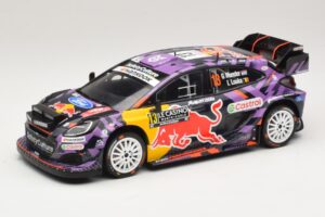 Ford Puma Rally1 #13 G. Munster / L. Louka Rally Monte Carlo 2025 IXO 1:18 18RMC231B Métal Moulé