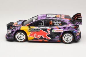 Ford Puma Rally1 #13 G. Munster / L. Louka Rally Monte Carlo 2025 IXO 1:18 18RMC231B Métal Moulé — image 3 sur 6