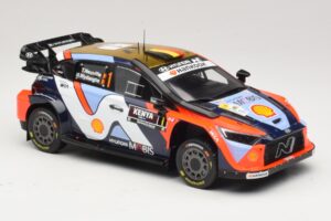Hyundai i20 N Rally1 #1 T. Neuville / M. Wydaeghe Safari Rally Kenya 2025 IXO 1:18 18RMC247B Métal Moulé — image 4 sur 6
