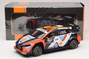 Hyundai i20 N Rally1 #1 T. Neuville / M. Wydaeghe Safari Rally Kenya 2025 IXO 1:18 18RMC247B Métal Moulé — image 6 sur 6