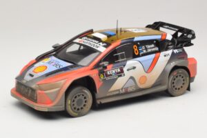 Hyundai i20 N Rally1 #8 O. Tanak / M. Jarveoja Safari Rally Kenya 2025 IXO 1:18 18RMC247A Métal Moulé