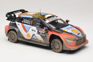 Hyundai i20 N Rally1 #8 O. Tanak / M. Jarveoja Safari Rally Kenya 2025 IXO 1:18 18RMC247A Métal Moulé — image 4 sur 6