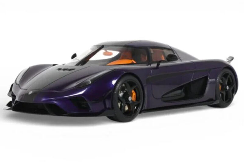 Koenigsegg Regera Violet GT Spirit 1:18 GT973 Résine