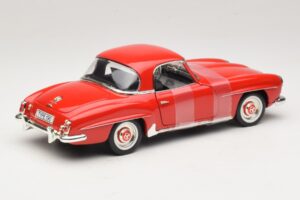 Mercedes 190 SL W121 Coupé Rouge ERTL 1:18 7465 Métal Moulé — image 2 sur 6