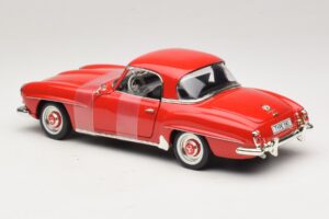 Mercedes 190 SL W121 Coupé Rouge ERTL 1:18 7465 Métal Moulé — image 5 sur 6