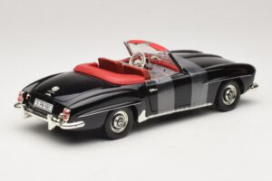 Mercedes 190 SL W121 Roadster Noir ERTL 1:18 7464 Métal Moulé — image 2 sur 6