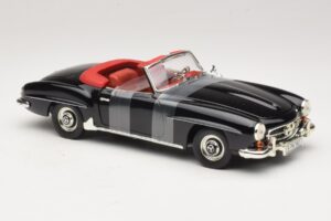 Mercedes 190 SL W121 Roadster Noir ERTL 1:18 7464 Métal Moulé — image 4 sur 6