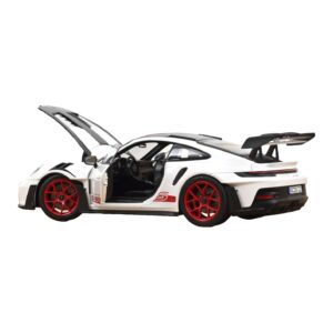 Porsche 911 992 GT3 RS Weissach Package Blanc Pyro Red Norev 1:18 187373 Métal Moulé — image 2 sur 3