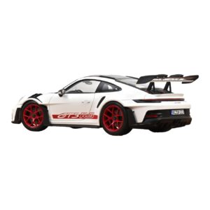 Porsche 911 992 GT3 RS Weissach Package Blanc Pyro Red Norev 1:18 187373 Métal Moulé — image 3 sur 3