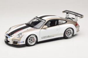 Porsche 911 997 GT3 Cup Blanc Avec Bandes 2008 Minichamps 1:18 WAP0210130C Métal Moulé