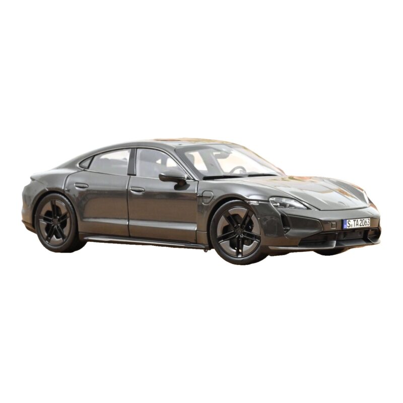 Porsche Taycan Turbo S Slate Grey Neo Norev 1:18 187654 Métal Moulé
