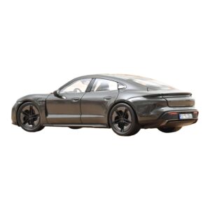 Porsche Taycan Turbo S Slate Grey Neo Norev 1:18 187654 Métal Moulé — image 3 sur 5