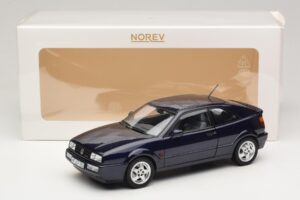 Volkswagen Corrado VR6 Aqua Blue Metallic Édition Limitée Norev 1:18 188660 Métal Moulé — image 8 sur 8
