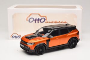 Dacia Duster Mk3 Redust Sport 4x2 Hybrid Metallic Orange Otto 1:18 OT1316 Résine — image 6 sur 6