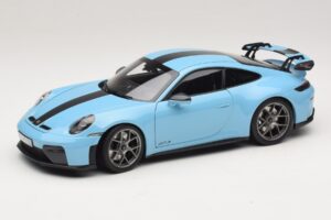 Porsche 911 992.2 GT3 Weissach Package Gulf Blue Norev 1:18 187000 Métal Moulé