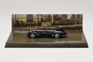 Alfa Romeo 8C 2900B Lungo Noir Minichamps 1:43 436120421 Métal Moulé