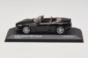 Aston Martin DBS Volante Noir Métallisé Minichamps 1:43 400137930 Métal Moulé