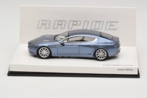 Aston Martin Rapide Bleu Métallisé Minichamps 1:43 437137903 Métal Moulé