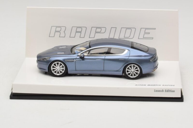 Aston Martin Rapide Bleu Métallisé Minichamps 1:43 437137903 Métal Moulé
