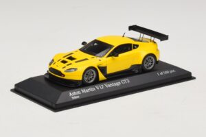 Aston Martin V12 Vantage GT3 Jaune Minichamps 1:43 437121391 Métal Moulé — image 2 sur 4