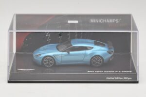 Aston Martin V12 Zagato Alba Blue Minichamps 1:43 437137222 Métal Moulé — image 4 sur 5