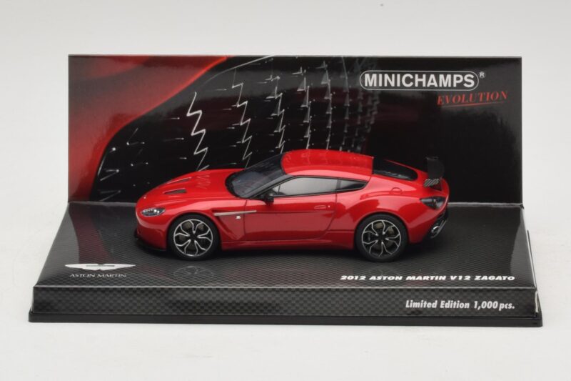 Aston Martin V12 Zagato Rouge Minichamps 1:43 Aston Martin V12 Zagato Rouge Minichamps 1:43 437137220 Métal Moulé