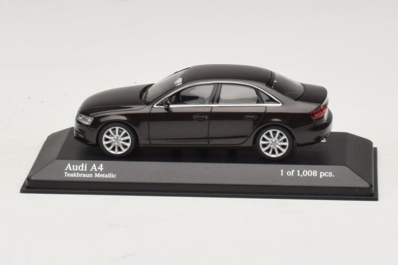 Audi A4 B8 Marron Métallisé Minichamps 1:43 410011000 Métal Moulé