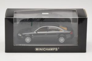 Audi A6 C5 Noir Minichamps 1:43 430010200 Métal Moulé — image 4 sur 4