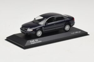 Audi A6 C5 Bleu Métallisé Minichamps 1:43 430010201 Métal Moulé — image 2 sur 4