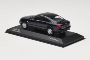 Audi A6 C5 Bleu Métallisé Minichamps 1:43 430010201 Métal Moulé — image 3 sur 4