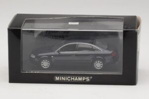 Audi A6 C5 Bleu Métallisé Minichamps 1:43 430010201 Métal Moulé — image 4 sur 4
