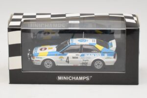 Audi Quattro #4 S. Blomqvist / B. Cederberg Rally Sweden Winner 1982 Minichamps 1:43 430821904 Métal Moulé — image 4 sur 4
