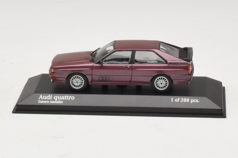 Audi Quattro Marron Métallisé Minichamps 1:43 Audi Quattro Marron Métallisé Minichamps 1:43 430019429 Métal Moulé