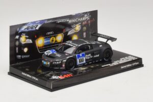 Audi R8 LMS GT3 #100 M. Ekstrom / O. Jarvis Abt Sportsline 24 Hours of Nurburgring 2010 Minichamps 1:43 437101900 Métal Moulé — image 2 sur 5