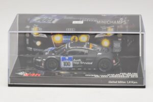 Audi R8 LMS GT3 #100 M. Ekstrom / O. Jarvis Abt Sportsline 24 Hours of Nurburgring 2010 Minichamps 1:43 437101900 Métal Moulé — image 4 sur 5