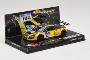 Audi R8 LMS GT3 #102 H-J. Stuck / H. Heyer Black Falcon 24 Hours of Nurburgring 2010 Minichamps 1:43 437101912 Métal Moulé — image 2 sur 5