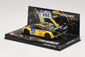 Audi R8 LMS GT3 #102 H-J. Stuck / H. Heyer Black Falcon 24 Hours of Nurburgring 2010 Minichamps 1:43 437101912 Métal Moulé — image 3 sur 5