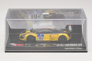 Audi R8 LMS GT3 #102 H-J. Stuck / H. Heyer Black Falcon 24 Hours of Nurburgring 2010 Minichamps 1:43 437101912 Métal Moulé — image 4 sur 5