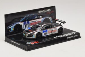 Audi R8 LMS GT3 #111 Metha / Breslin Black Falcon 24 Hours of Nurburgring 2010 Minichamps 1:43 437101911 Métal Moulé — image 2 sur 5