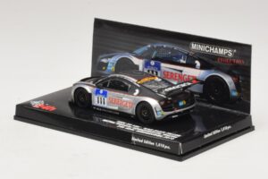 Audi R8 LMS GT3 #111 Metha / Breslin Black Falcon 24 Hours of Nurburgring 2010 Minichamps 1:43 437101911 Métal Moulé — image 3 sur 5