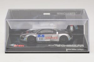 Audi R8 LMS GT3 #111 Metha / Breslin Black Falcon 24 Hours of Nurburgring 2010 Minichamps 1:43 437101911 Métal Moulé — image 4 sur 5